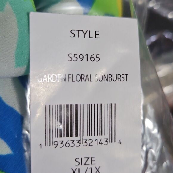 Christian Siriano Vibrant Floral Cardigan XL/1X - Picture 6 of 6